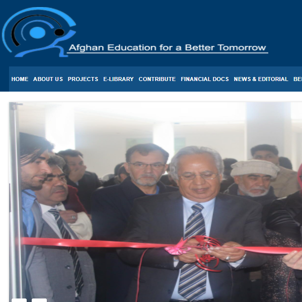 Afghan Non Profit Organization in USA - Afghan Education for a Better Tomorrow
