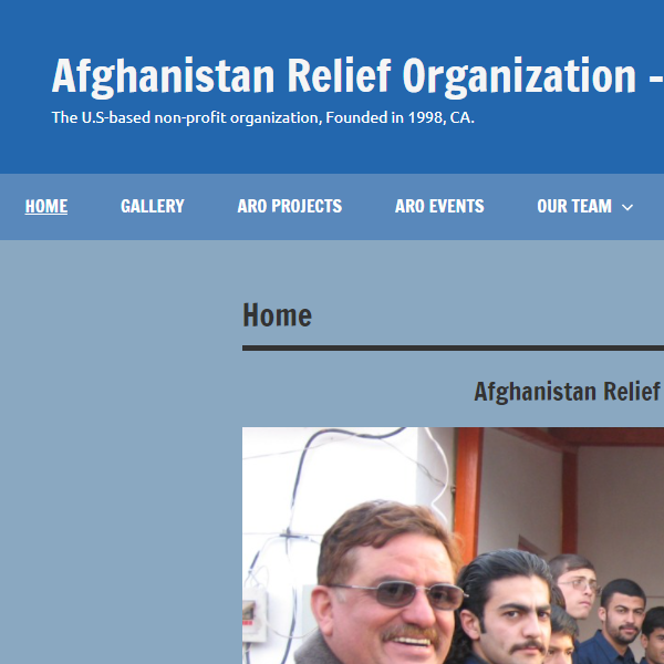 Afghan Organization in California - Afghanistan Relief Organization