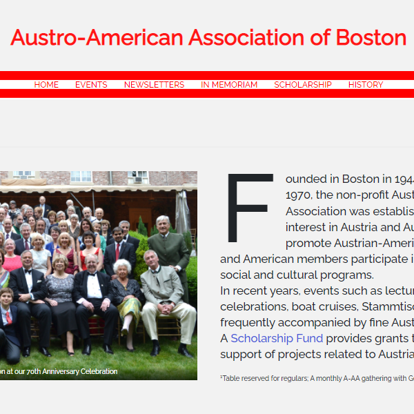 Austrian Organizations in USA - Austro-American Association of Boston, Inc.