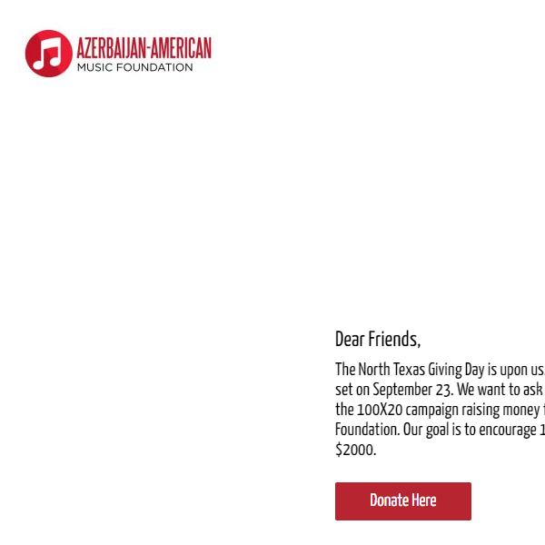 Azeri Non Profit Organization in Texas - Azerbaijan-American Music Foundation