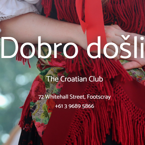 Croatian Organizations in Melbourne Victoria - The Croatian Club Melbourne