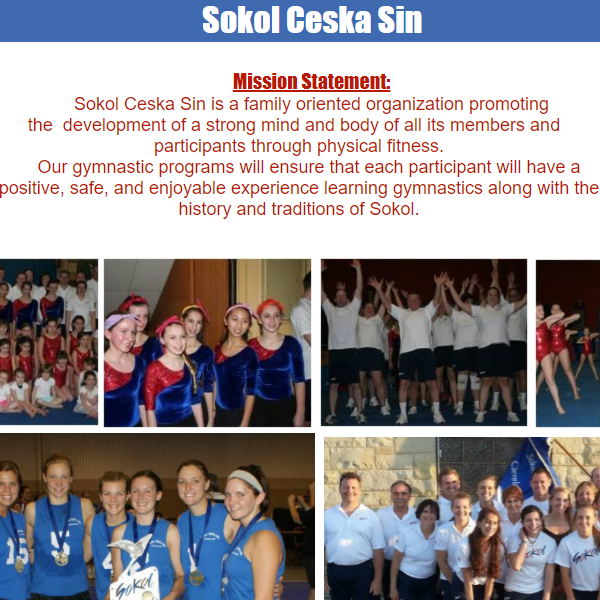 Czech Organization in Cleveland OH - Sokol Ceska Sin
