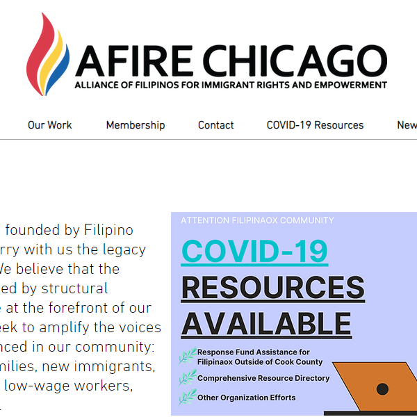 Filipino Organizations in Chicago Illinois - A​lliance of ​F​ilipinos ​for I​mmigrant ​R​ights & ​E​mpowerment​