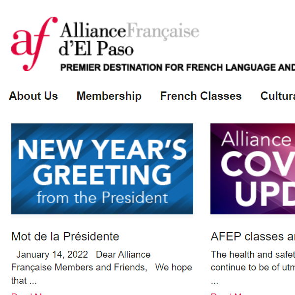 French Organizations in Houston Texas - Alliance Francaise d’El Paso