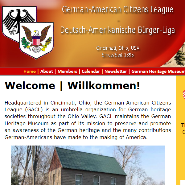 German Speaking Organization in Ohio - German American Citizens League