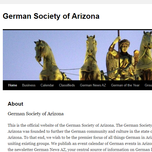 German Society of Arizona - German organization in Mesa AZ