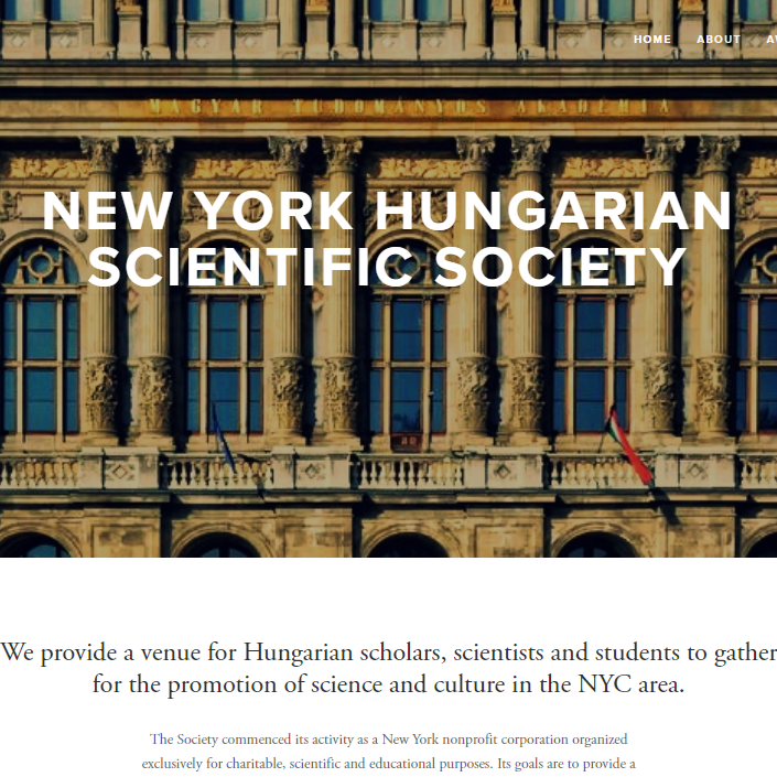 Hungarian Organization in New York - New York Hungarian Scientific Society