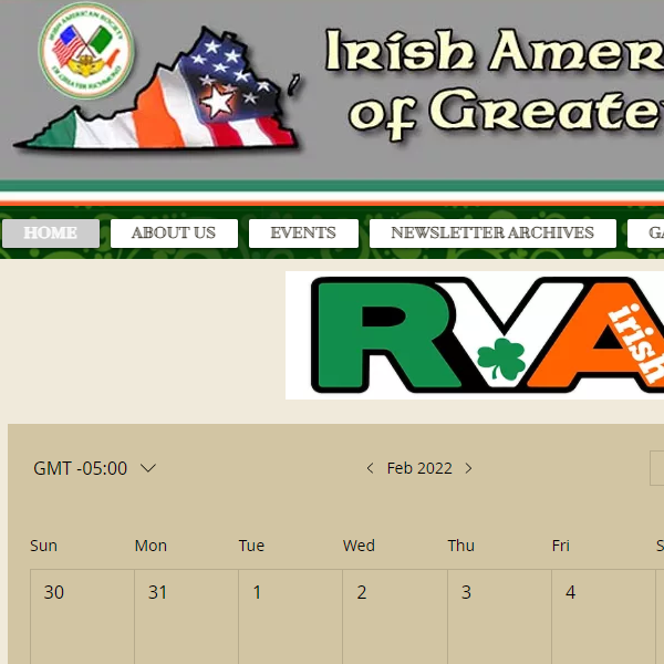 Irish Organization in Richmond Virginia - Irish American Society of Greater Richmond