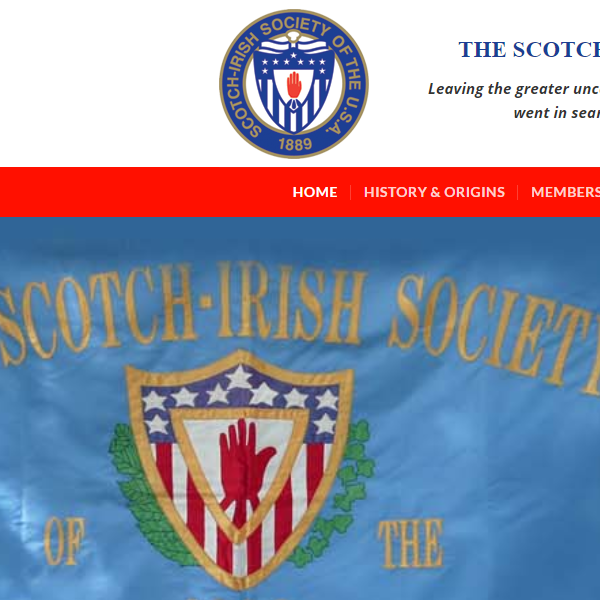 Irish Organization in New York New York - The Scotch-Irish Society of the USA