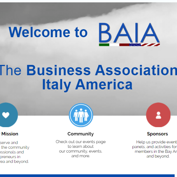 Italian Organization in San Francisco California - Business Association Italy-America