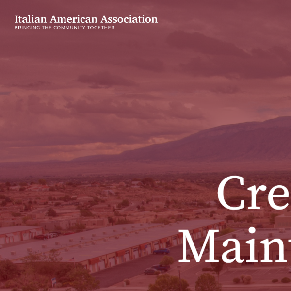 Italian Organization in Rio Rancho NM - Italian American Association of Rio Rancho