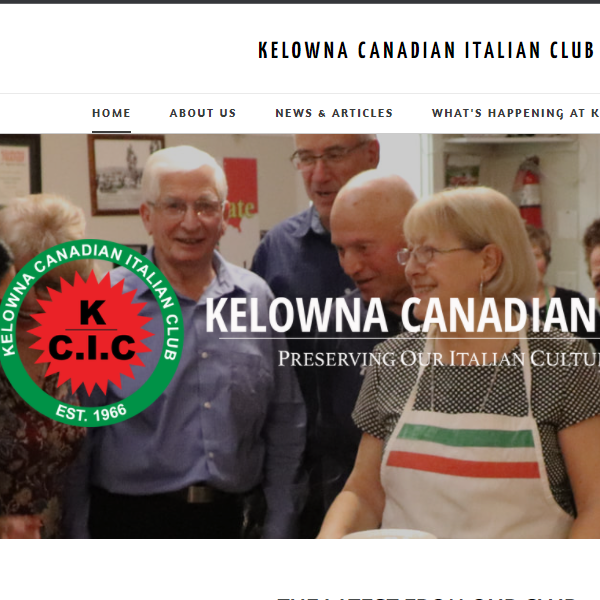 Italian Organization in Vancouver British Columbia - Kelowna Canadian-Italian Club