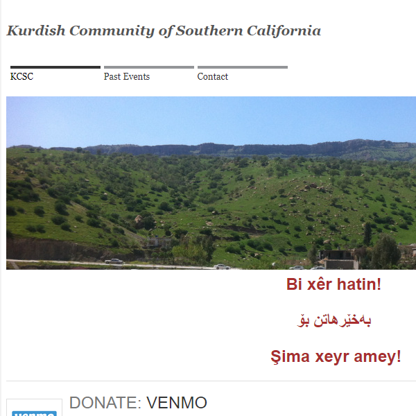 Kurdish Speaking Organizations in USA - Kurdish Community of Southern California