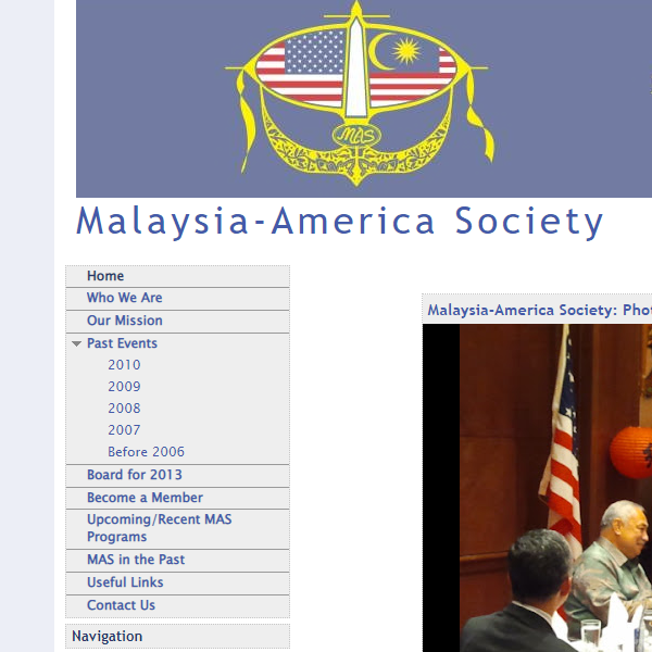 Malaysian Organization in USA - Malaysia-America Society Washington D.C.
