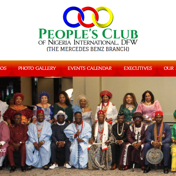Nigerian Organizations in Dallas Texas - Peoples Club of Nigeria International DFW