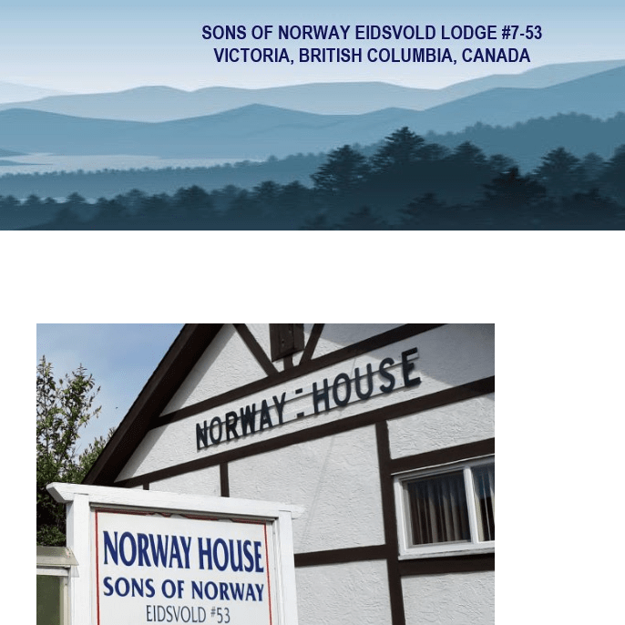 Norwegian Organization in Vancouver British Columbia - Sons of Norway Victoria