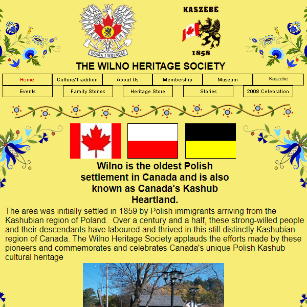 Polish Speaking Organizations in Canada - Wilno Heritage Society