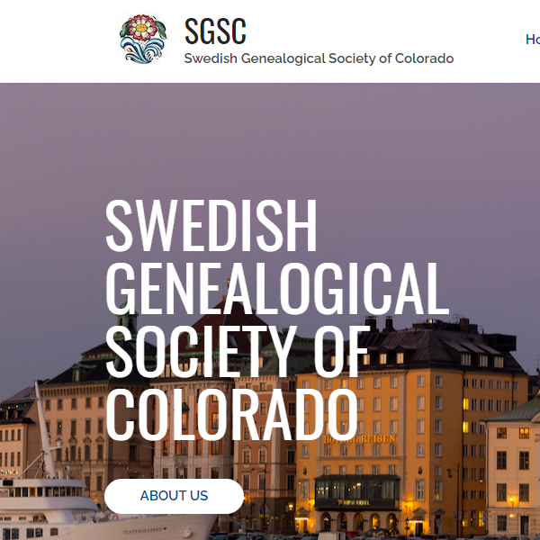 Swedish Organization in Parker CO - Swedish Genealogical Society of Colorado